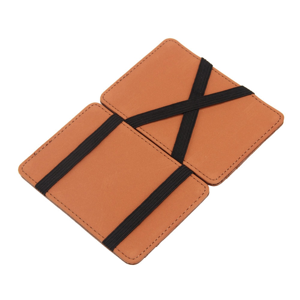 Luxury Mini credit card holder Neutral Magic Bifold Leather Wallet Card Holder Wallet Purses tarjetero mujer