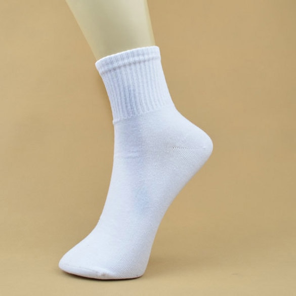 5 par herre ankelstrømper herre bomuld low cut casual sokker one size hvid meias calcetines mujer chaussette femme