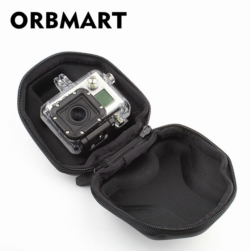 Orbmart Kleine Eva Draagbare Beschermende Tas Voor Gopro Hero 4 3 + 3 2 Xiaomi Yi Sjcam SJ4000 SJ5000 SJ6000 Wifi Sport Camera