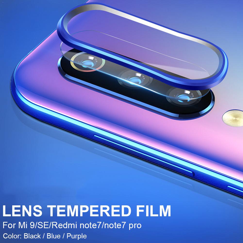 Schutz Ring Objektiv Protector Gehärtetem Film für mi 9 9se Rot mi Note7 Pro Kamera Objektiv