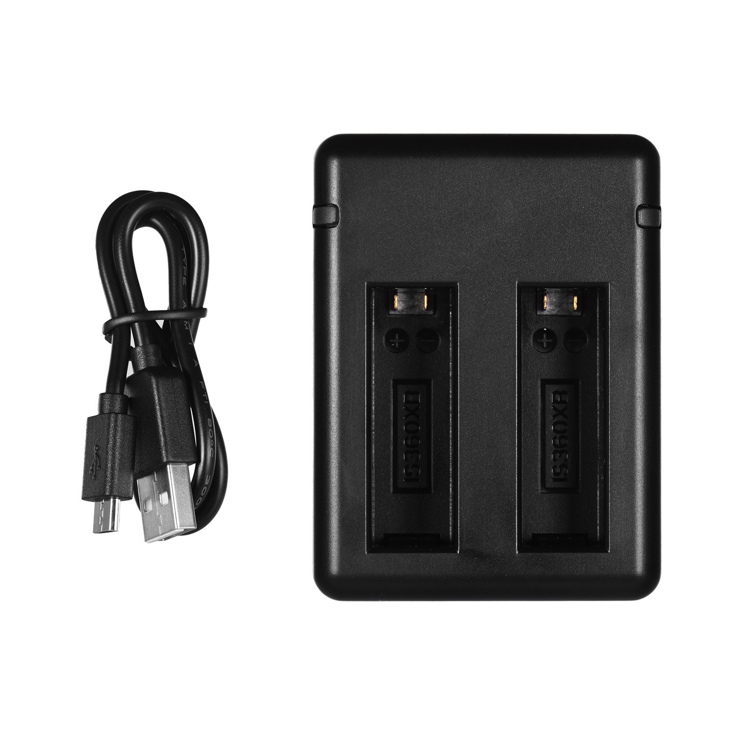 Przenośna ładowarka robić baterii aparatu z dwoma gniazdami i lampką kontrolną kabla USB robić aparatu Insta360 jeden X