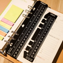 Filofax Notebook A5 A6 TODAY Bookmark Ruler Straight Rulers Tool For Kids Student School Supplies