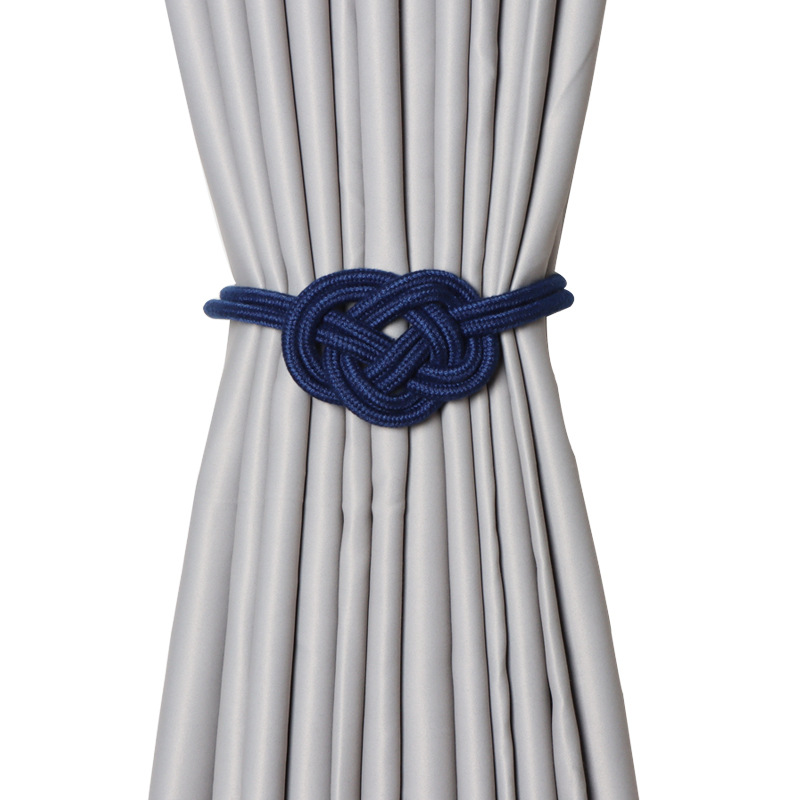 Zollor-hebilla magnética para cortina, Clip magnético para barra de cortina, cinturones colgantes, accesorios de cuerda, 1 ud.: Navy