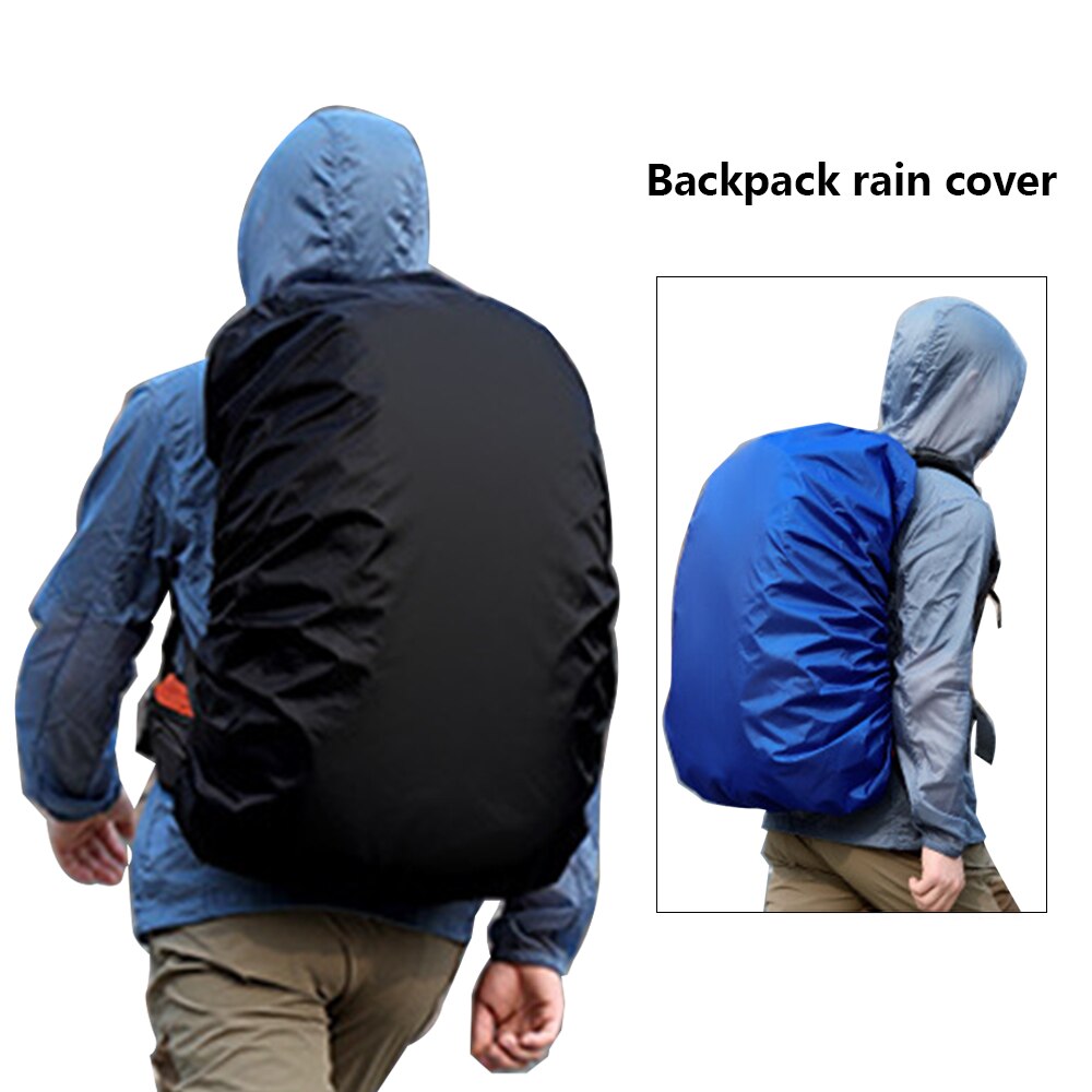 Outdoor Hiking Backpack Rain Cover Portable Adjustable Ultra Light Shoulder Protection Waterproof Sunscreen Bag Outdoor Poncho