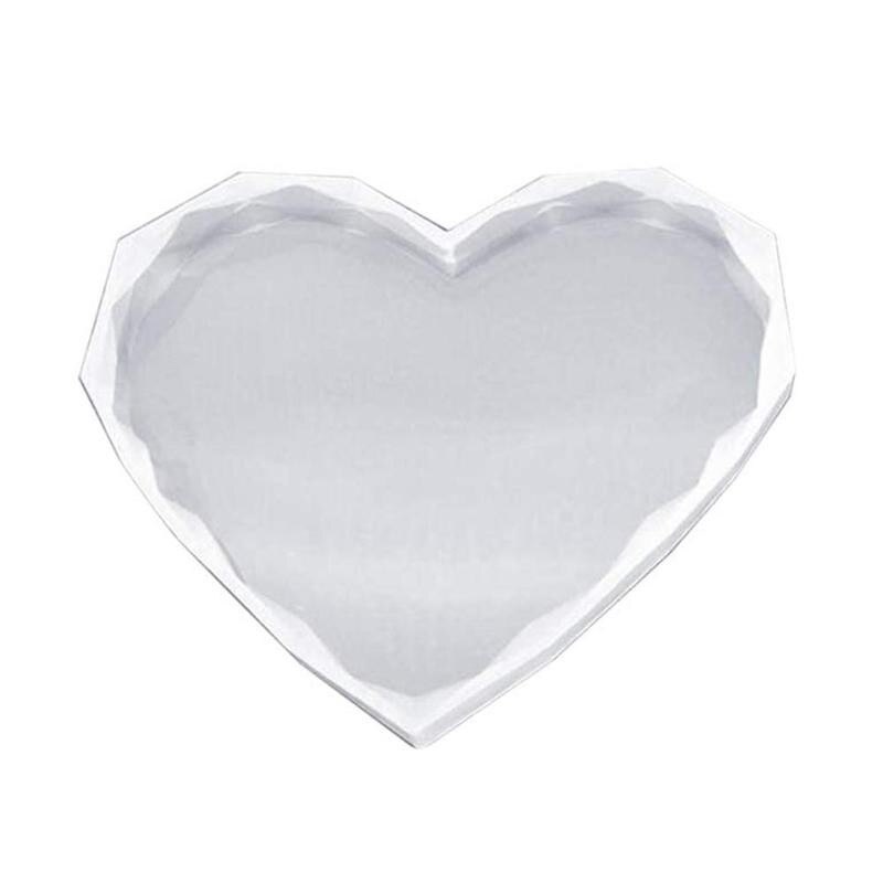 Silicone Heart Mold Epoxy Resin Making Craft Clay Resin Molds DIY Mold Ashtray Coaster Flexible Jewelry Making Accessories