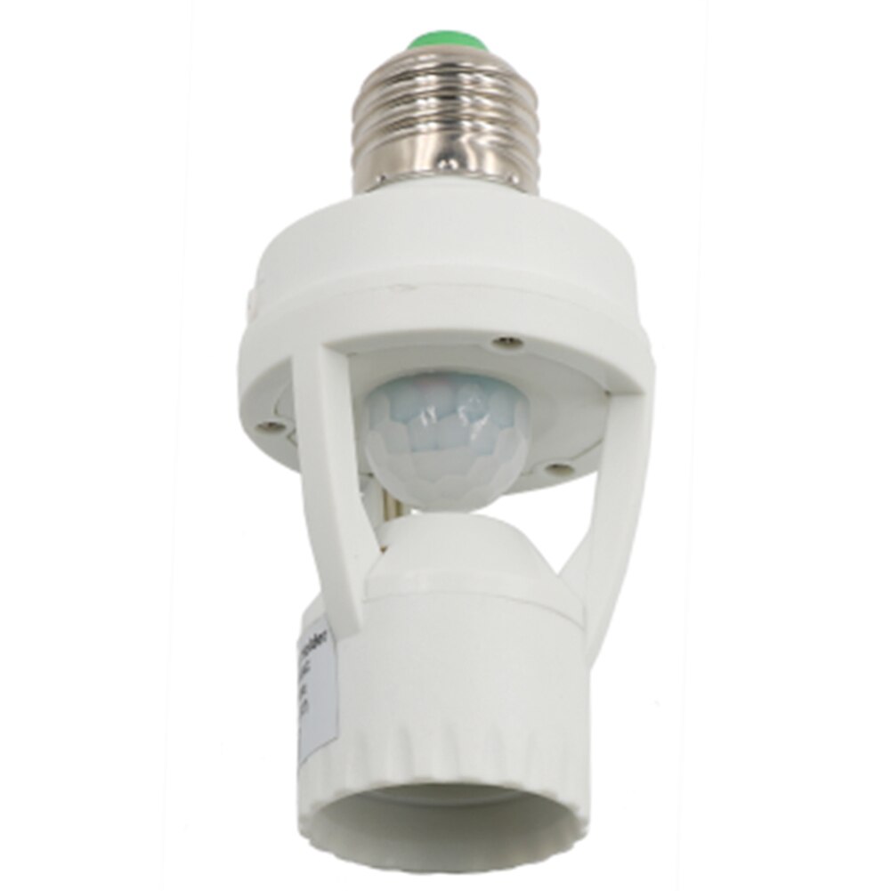 Socket E27 Duurzaam Converter 110-240V Automatische Detectie Van Menselijk Lichaam Lampvoet Met Pir Motion Sensor Licht lamp