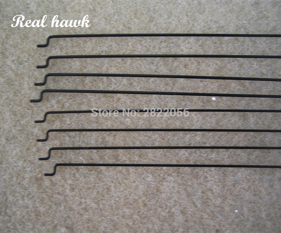 10 stücke Z typ D1.0/1,2/1,5mm push-rod stahl draht push zugstange gestänge für rc flugzeug flugzeug pull push pleuel