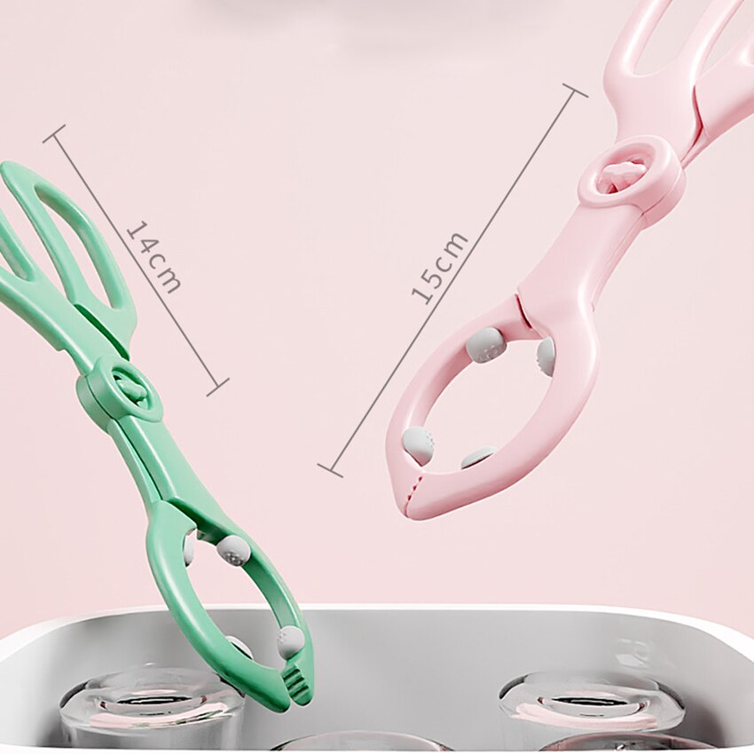 Baby Flasche Clips Beständig Sterilisieren Kunststoff Zange Infan Flaschen Pinzette Milch Flasche Klemme Schleudern Anti-Unterhose Sterilisiert Zange