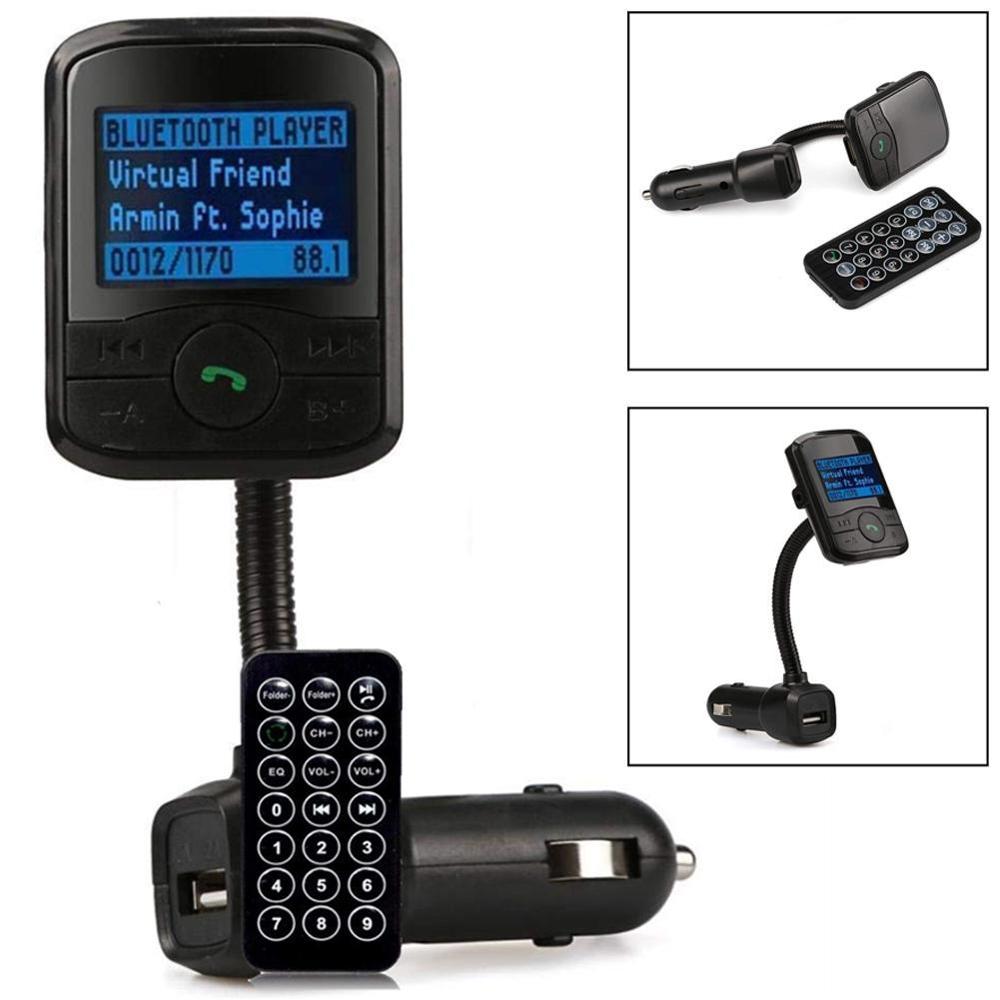 International Bluetooth FM Transmitter Car Mp3 player Handsfree Car Kit Radio Stereo Adapter In-car Bluetooth Receiver
