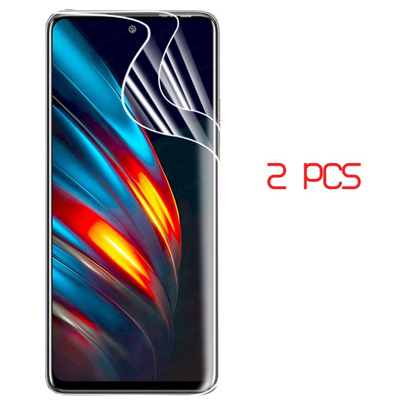 4 In 1 Hydrogel Film Voor Tecno Pova 2 Screen Protector Beschermende Films Voor Tecno Pova 2 Pova2 Veiligheid Film niet Glas: 2 X front Film