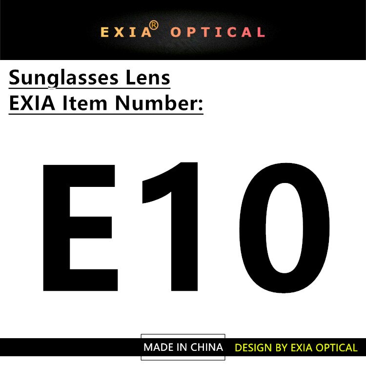 Gradient Grey Sunglasses Lens 75mm Curve 2 EXIA OPTICAL E10 Series