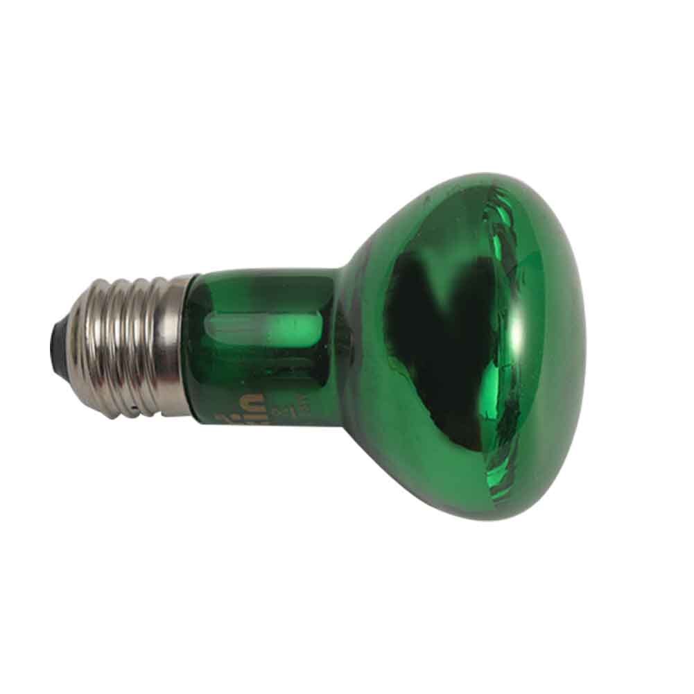 25/50/75/100W Turtle Basking Thermal Spotlight Pet Heating Reptile Heat Bulb Sun Lamp Night Light Aquarium Warm Chicken Warmer: Green 50W