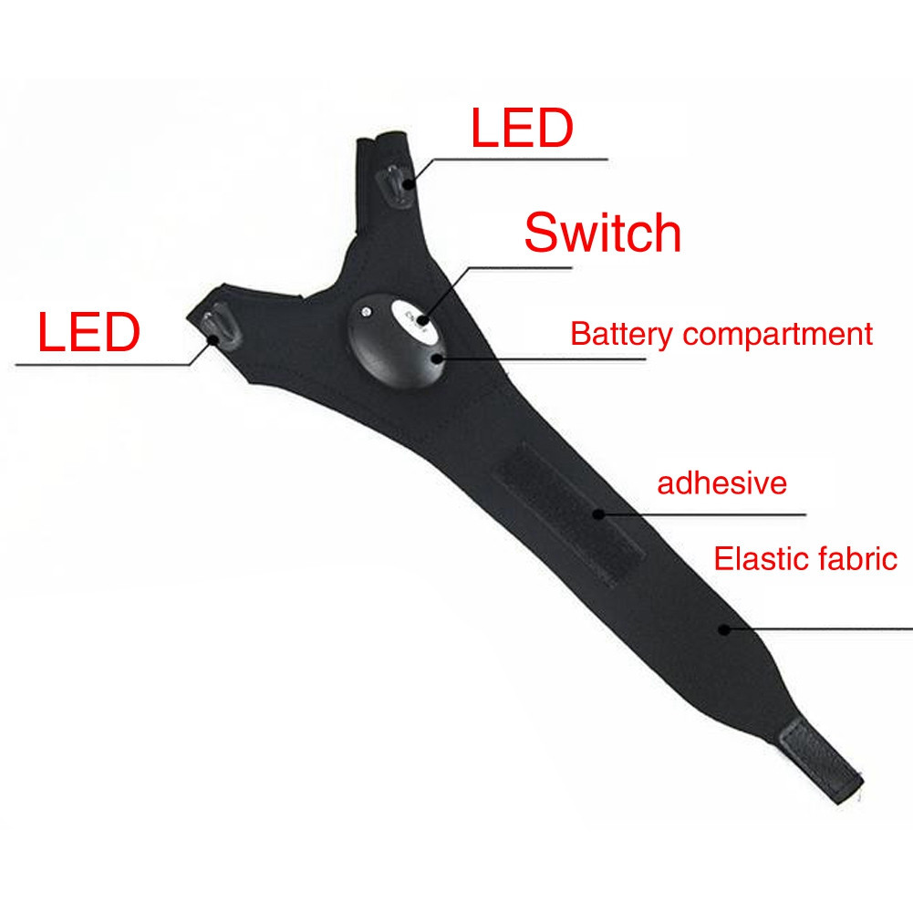 Night Waterproof Fishing Glove with High bright LED Light Rescue Tools Outdoor Gear breathable Practical durable #2