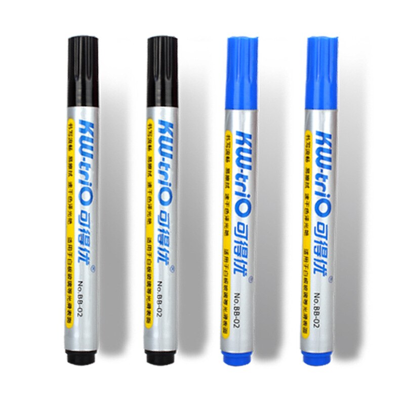 12pcs/Lot Whiteboard Pen School Classroom Dry Erase Markers Pen Easy Chalk White Board Pens Office School Supplies