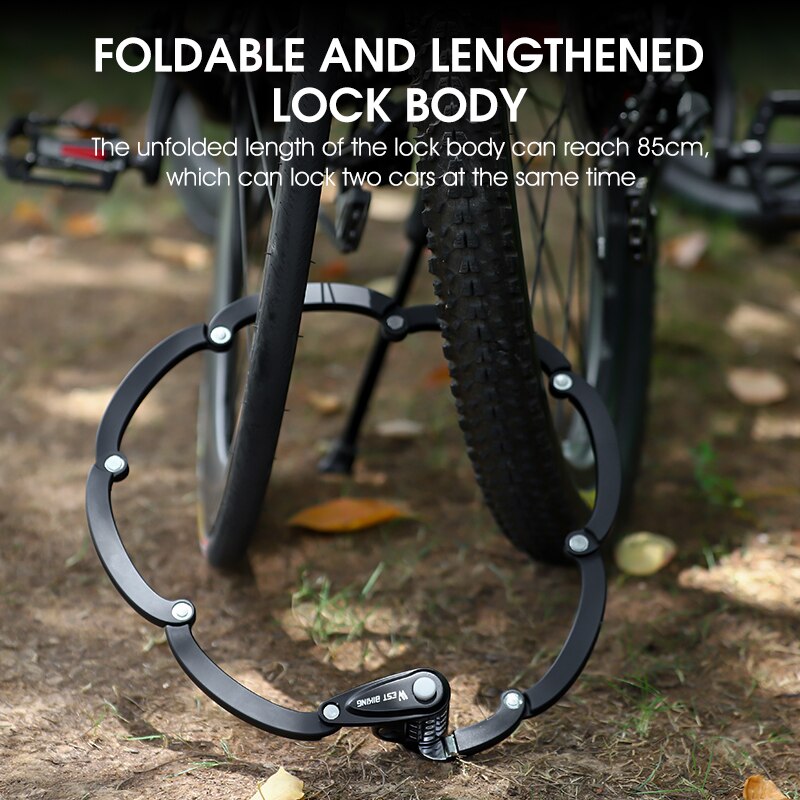 Anti-theft Bicycle Lock Padlock Bike Mtb Chain Padlocks Cycle Accessories Suspension Pieces Locker Safety Anti Theft Heavy Duty