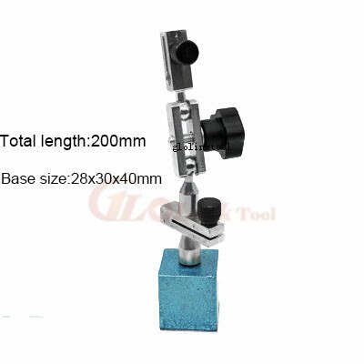 Mini 10mm Dial Indicator Magnetic Stand Base Holder Dial Test Comparator For Equipment Calibration: Blue mini magnetic