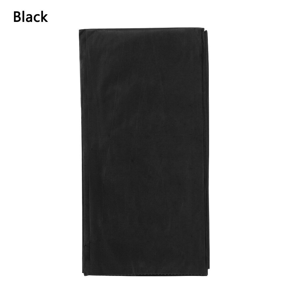1PC Einfarbig Kunststoff Einweg Tisch Abdeckung Rechteck Schreibtisch Tuch Catering Hochzeit Partei Bankett Schreibtisch Abdeckung Hause Dekoration: black