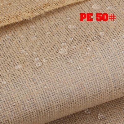 ShuanShuo 30 #-80 # tela de yute saco de lino tela para trabajo manual DIY, bolsas de almacenamiento decoración de Navidad 160*50cm: 50PE