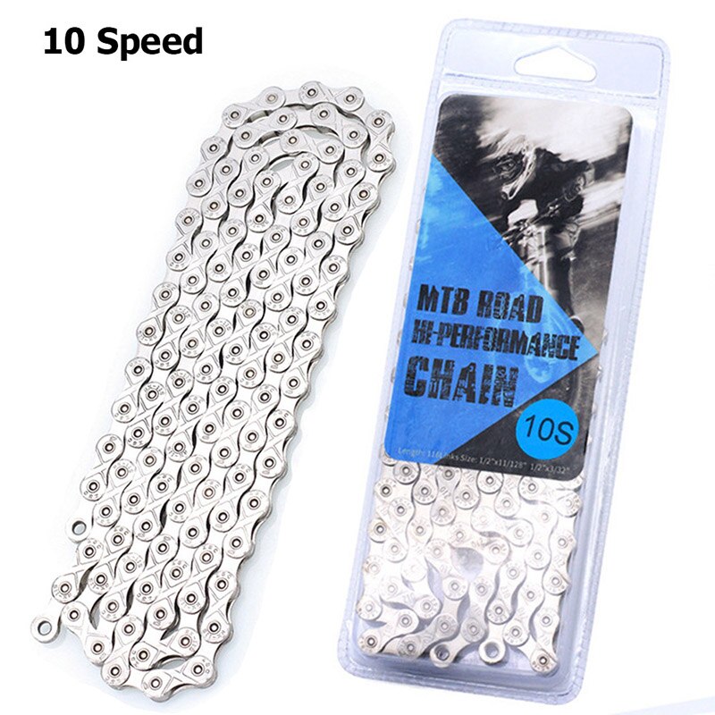 6 7 8 9 10 11 Speed Bicycle Chain 116 Links MTB Mountain Road Bike Stainless Steel Chains Plating Cycling Accessories BC0577: Burgundy