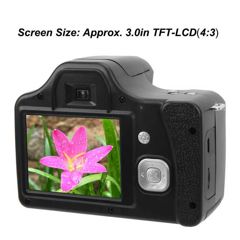 3.0 in LCD Screen 18X Zoom HD SLR Camera Long Focal Length Portable Digital Camera