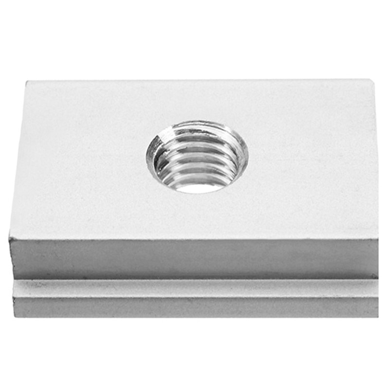 Tuerca deslizante t-track, tuerca deslizante de aleación de aluminio, tuerca de ranura en T para herramientas de carpintería, tornillo de fijación de ranura 10 Uds