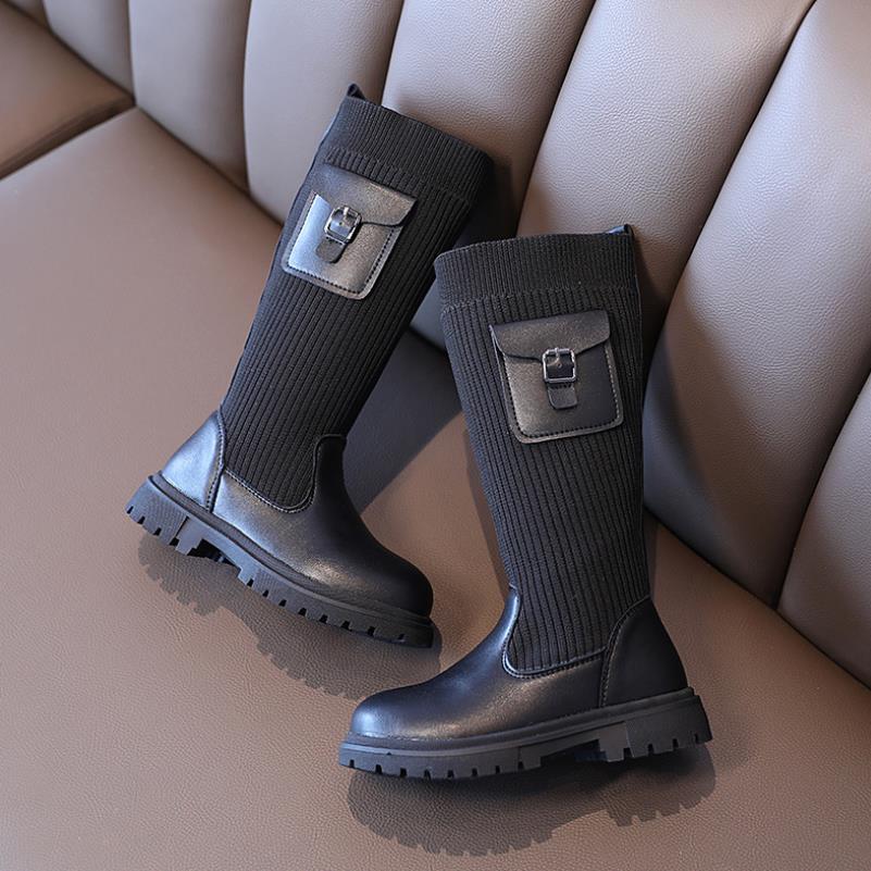Frühling und Herbst neue freundlicher und mädchen gestrickte lange stiefel socken stiefel schule Party