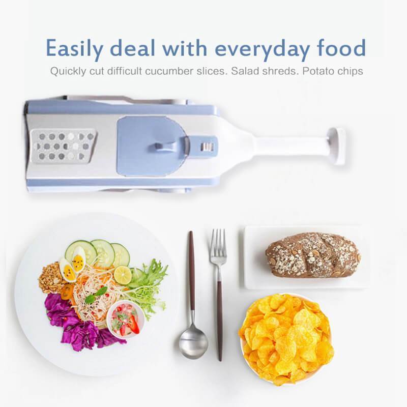 Mintiml Skillful Chef Multifunctional Vegetable Cutter Fruit Slicer Grater Shredders Drain Basket Slicers Gadgets Kitchen Access