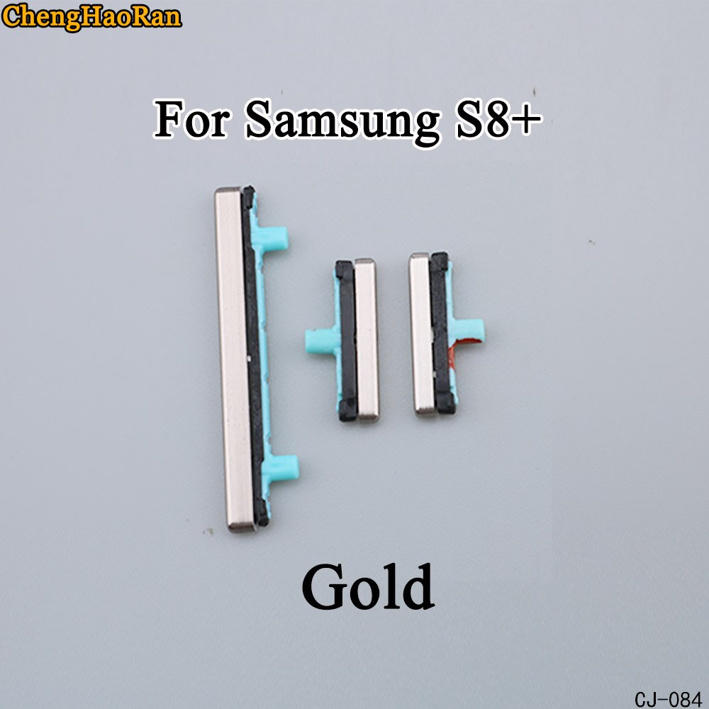 ChengHaoRan 1Set Side Button For Samsung S8+ Phone case side button switch power volume button repair parts replacement
