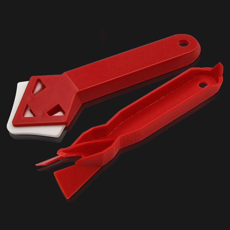 2pcs/set Scraper Tool & Caulking Tool Silicone Glass Cement Scraper Tool Shovel Angle Glue Shovel Floor Cleaning Sealant Kitchen