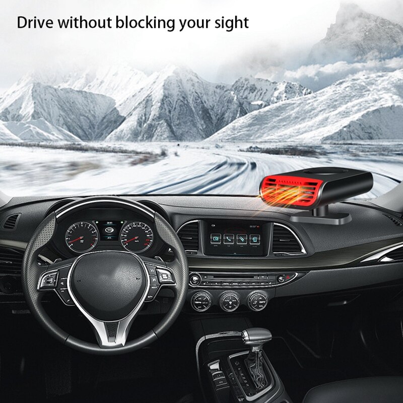 Windshield Car Heater - Portable Car Defroster Defogger 12V Truck Car Heat Cooling Fan 150W