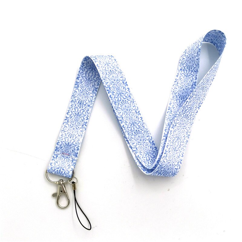 Vlinder Lanyards Neck Strap Voor Sleutels Sleutelhangers Id Badge Houder Mobiele Telefoon Touw Singels Lint Keycord Diy Lanyard: 01