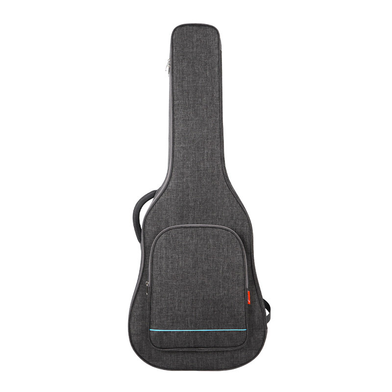 40/41 pouces guitare étui de transport Oxford tissu acoustique guitare sac étui Double bretelles rembourré guitare sac à dos étanche: Dark Grey