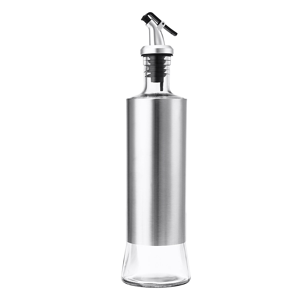 200/350/500ml Kitchen Baking Oil Sprayer Cooking Seasoning Bottle Dispenser Sauce Bottle Glass Storage Bottles for Oil Vinegar: 500ml