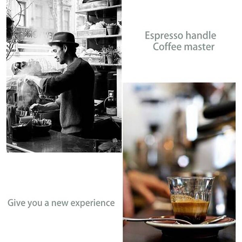 Kaffe bunnfri portafilter til breville 870/878/880 filter 54mm filter med kaffesabotasje og ligent doseringsring