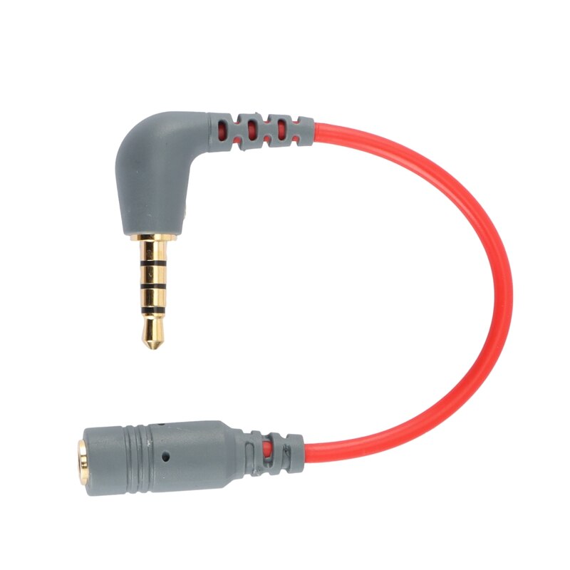 Replacement Microphone Cable For Rode 3.5Mm TRRS Male To Female TRS Adapter Microphone Accessories: Red