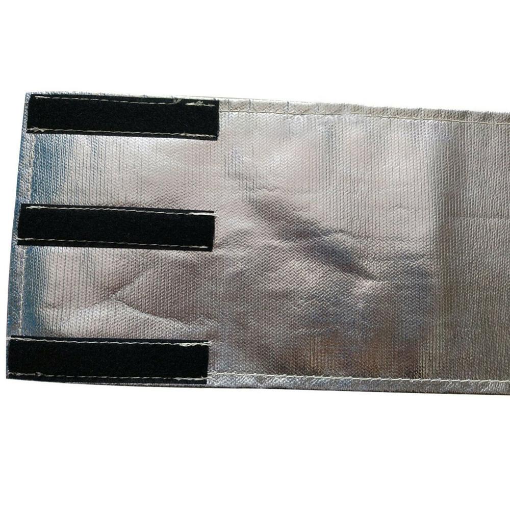 7" X 24" Starter Heat Shield Aluminum Heat Shielding Sleeve Insulated Cove Universal Wrap Self Attaching Car Accessories