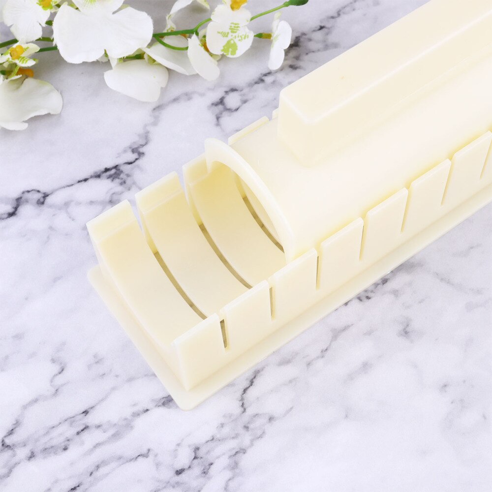 10pcs Sushi Making Kit Multifunction Rice Roll Mold 5 in 1 Sushi Rolls Maker for Home Kitchen