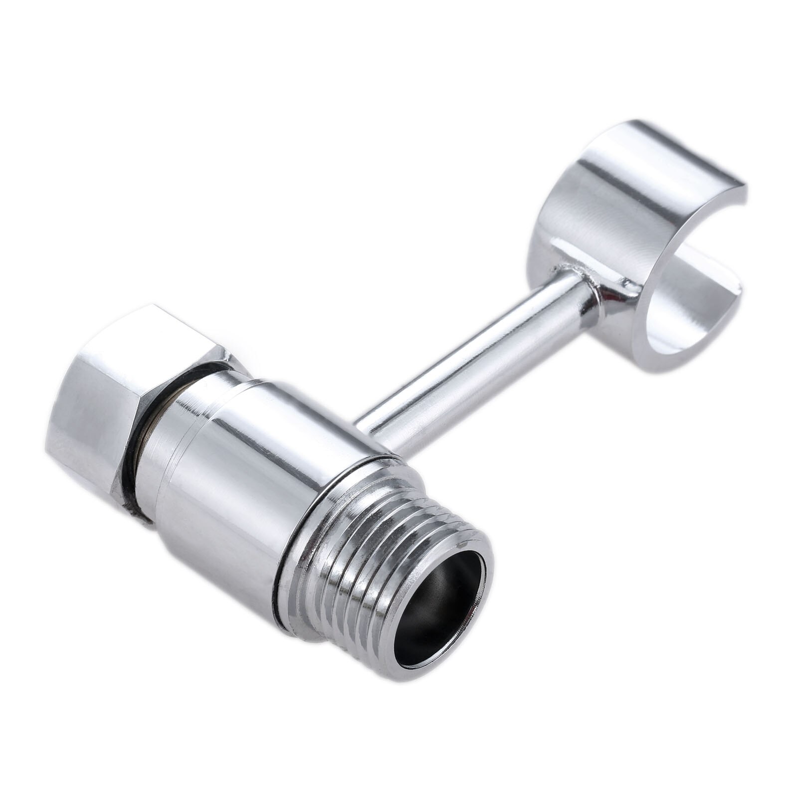 360 Degrees Rotatable Shower Head Holder Shower Stand/Hand Bathroom Showerhead Support Exempt From Drilling 1/2 Inch Thread