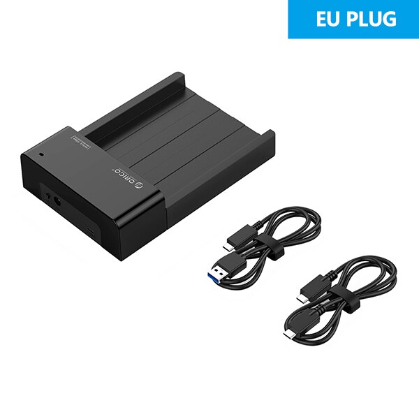 Orico 3.5 Inch Universele USB3.0 Harde Schijf Behuizing Tool-Gratis Sata Naar Usb Type B Esata Externe Ssd Harde drive Docking Station: EU Plug