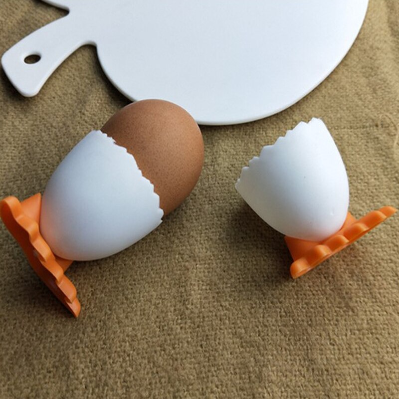 Egg Holder Cute Egg Cup Holder Egg Opener Separator Kitchen Tools Accessories Kitchen Supplies Boiled Eggs Container