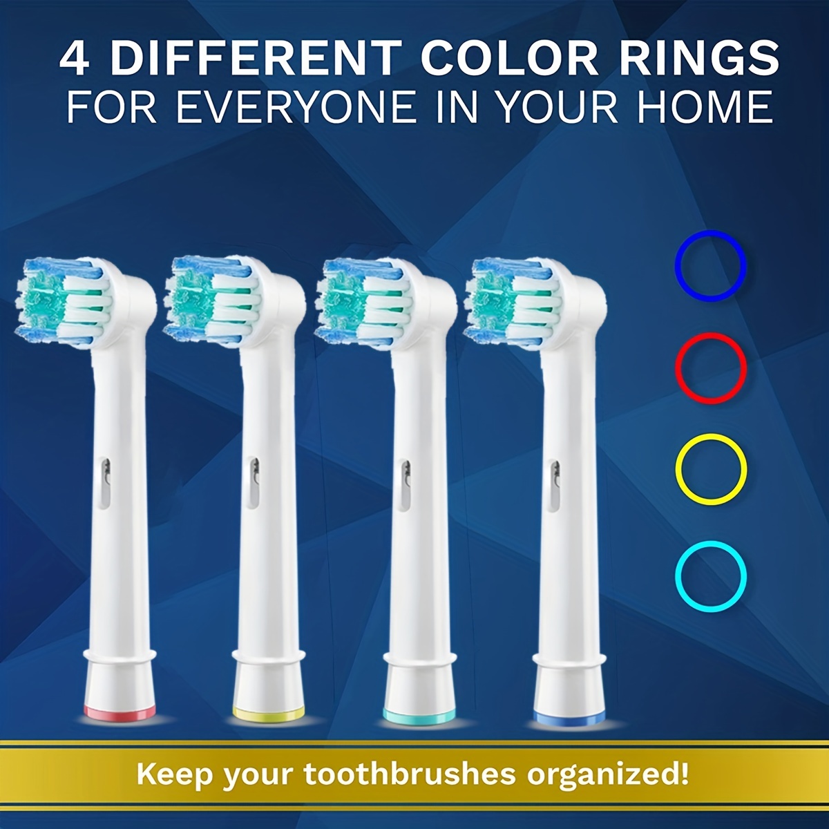 16pcs Oral B Electric Toothbrush Replacement Heads - Superior Clean and Comfortable Brushing Experience