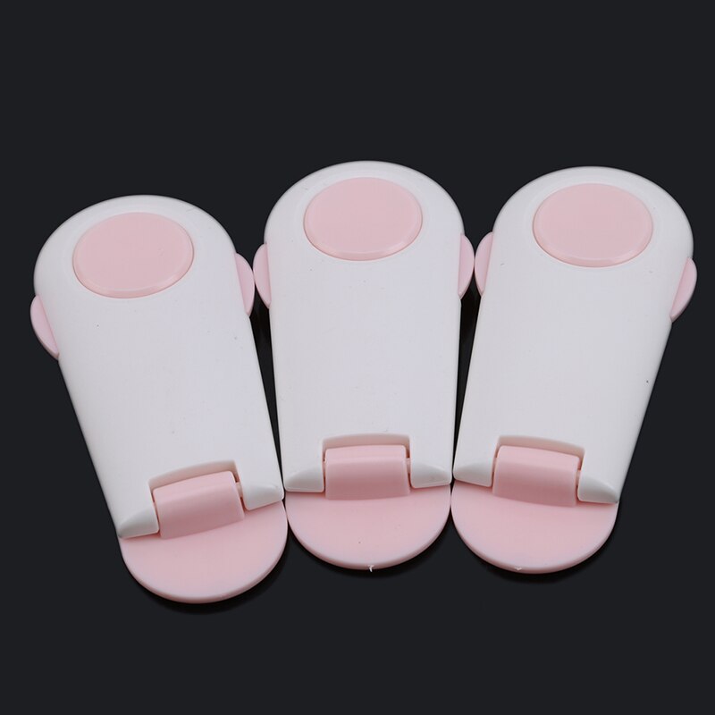 Serrures en plastique sangles infantile bébé Protection tiroir porte armoire serrures placard serrures de sécurité bébé enfants soins de sécurité: pink