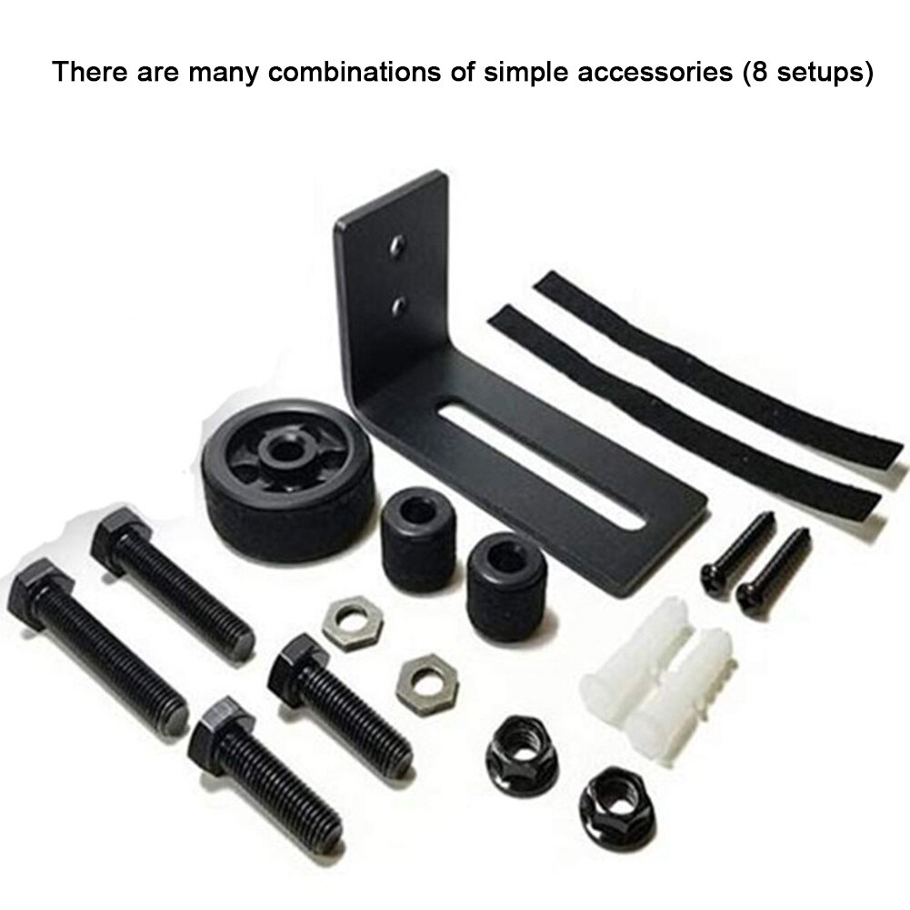 Carbon Steel Adjustable Sliding Slides Floor GuideFor Barn Door Accessory Sliding Door Slide Rail Mechanism Furniture: Default Title