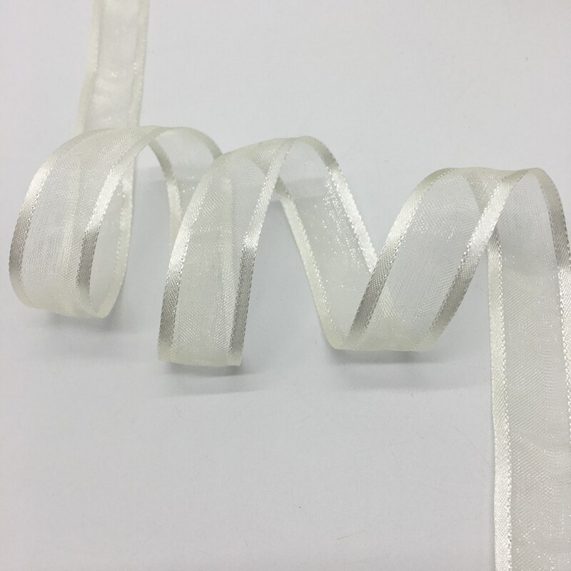 5 Meter 3/4 "(20mm) breitseite Organza Band Bogen Hochzeit Weihnachten Party Verpackung Dekoration Spitze Handwerk wählen Farben: 12