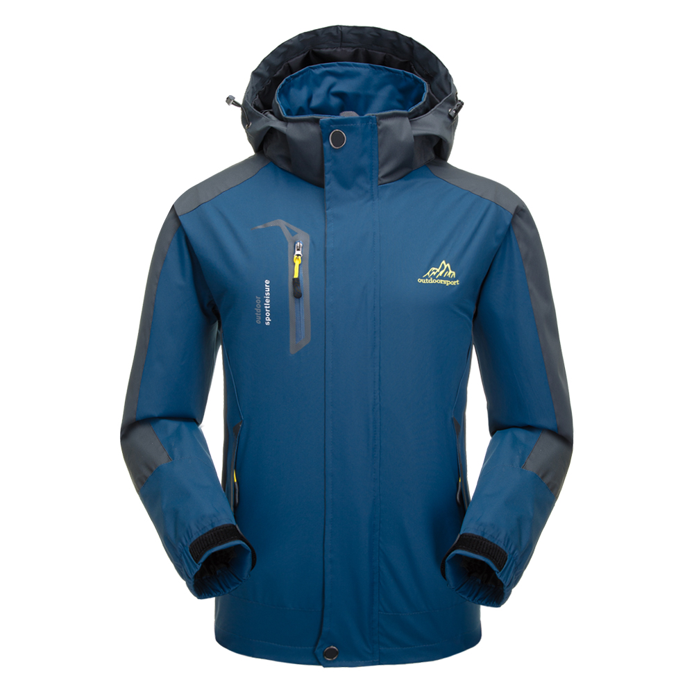 Lixada Mannen Winter Thermische Winddicht Fietsen Jacket Regenjas Sportkleding Outdoor Wandelen Fietsen Sport Afneembare Voor Mannen