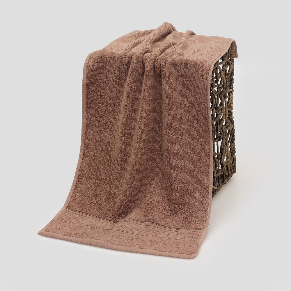 100% Cotton 33*72cm Face Towels Absorbent Thick Pure Bath Towel Bathroom Hand Face Shower Towels Home Hotel for Adults: Coffee