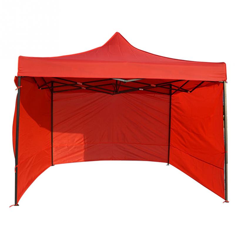 Outdoor Tent Accessoires Tuinhuisje Side Panel Duurzaam Zijwand Anti-Uv Oxford Doek Camping Winddicht Waterdichte Opvouwbare Draagbare: Rood / Types 1