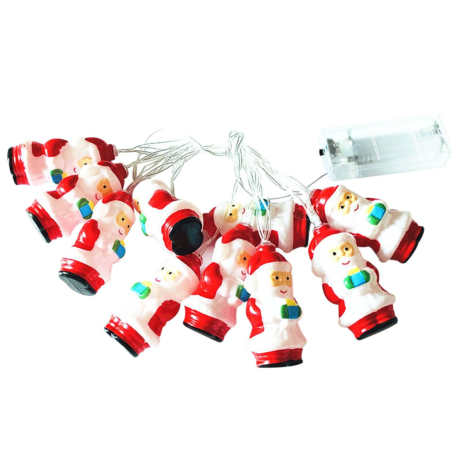 2 meters 10pcs LED lights Santa lamp string Hang o... – Grandado