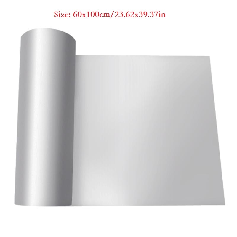 60x100cm argent réfléchissant solaire auto-adhésif Film décoratif miroir feuille imperméable auto-adhésif Mylar miroir Contact papier