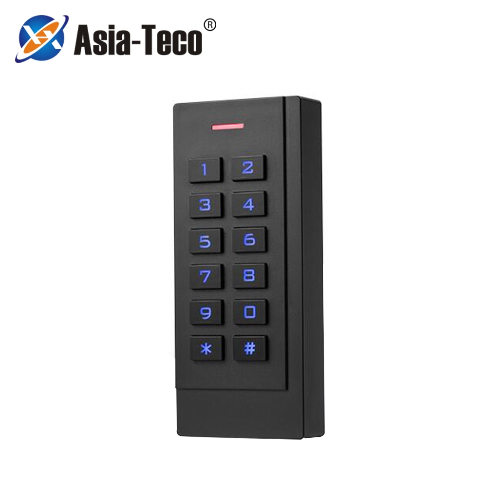 Waterproof Dual-frequency support 125KHZ RFID+13.56MHZ IC Card Keypad Standalone Access Controller WG26 out/in Door Lock System